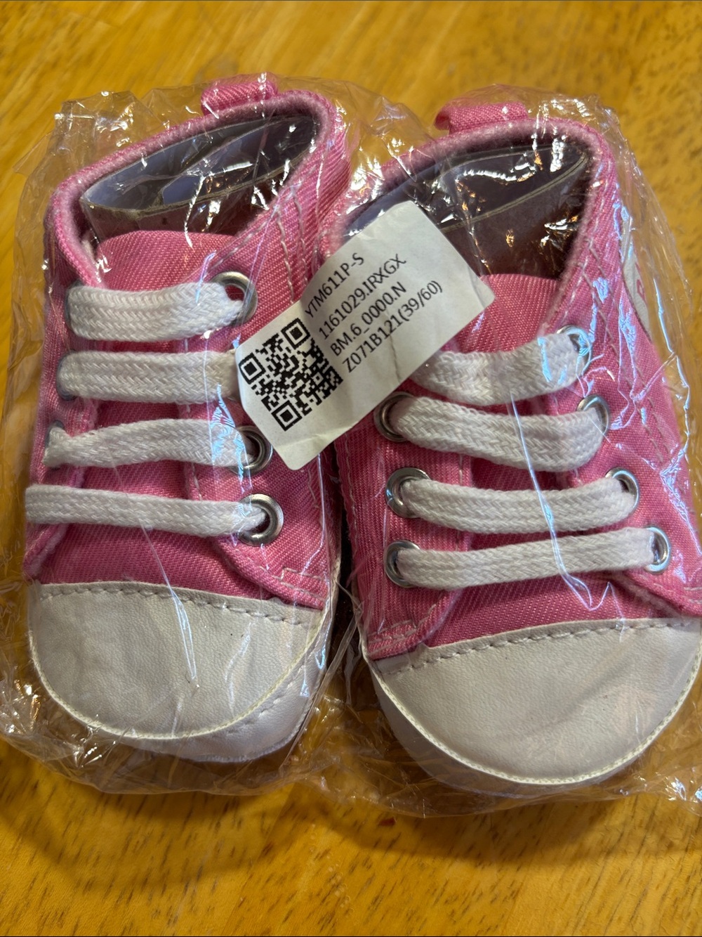 Pink Infants Canvas Sneakers - NIP